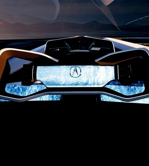 Acura® 168极速赛车体彩官网 Precision EV Concept interior detail